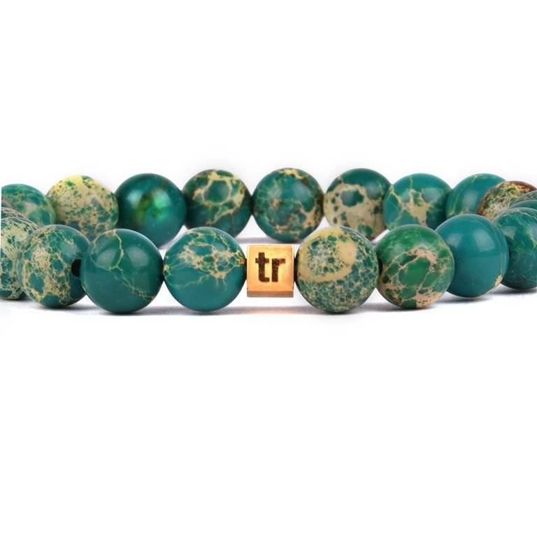 STONE BRACELET GREEN TURQUOISE