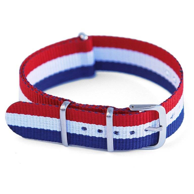 NATO STRAP RED/WHITE/BLUE