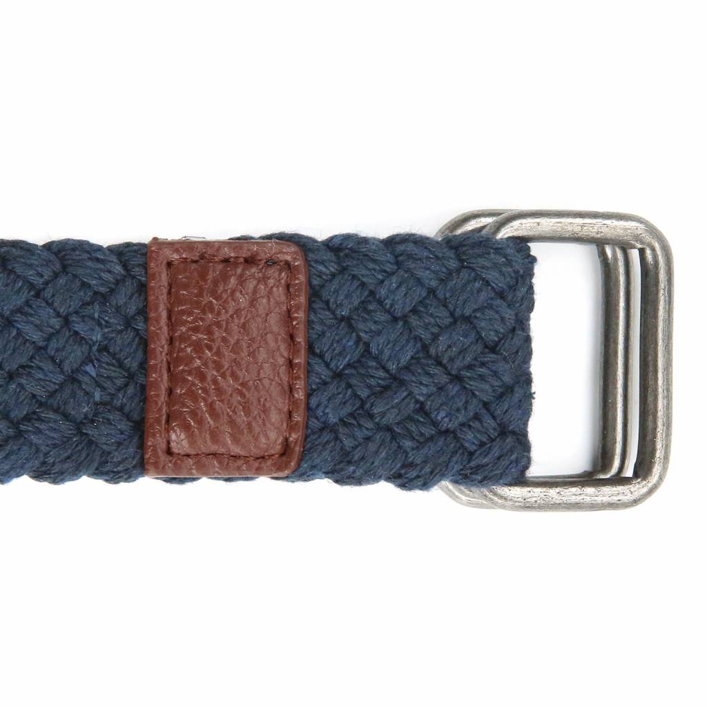 BRAIDED BELT NAVY