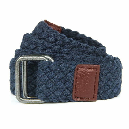 BRAIDED BELT NAVY